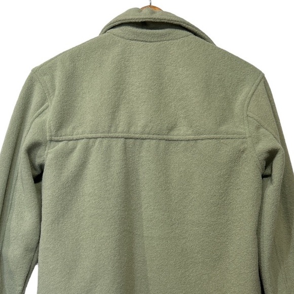 Joie Boyfriend Shacket Sage Green Medium Blogger Favorite Button Down Jacket - Picture 7 of 8